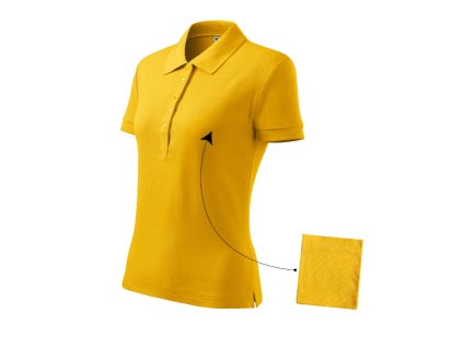 Cotton polokošile dámská žlutá 