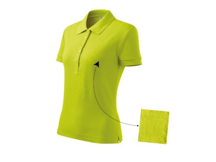 Cotton polokošile dámská limetková 