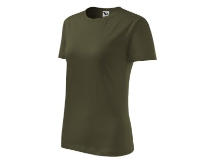Classic New tričko dámské military 