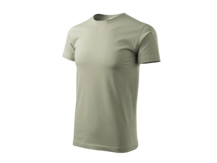 Basic tričko pánské světlá khaki 