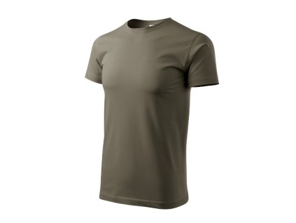 Basic tričko pánské army 