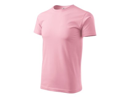 Basic tričko pánské růžová 