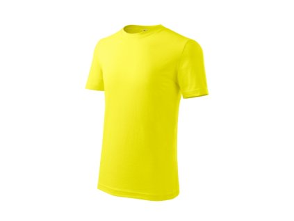 Classic New tričko dětské citronová 158 cm/12 let 