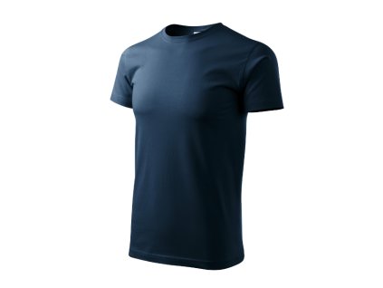 Heavy New tričko unisex námořní modrá 
