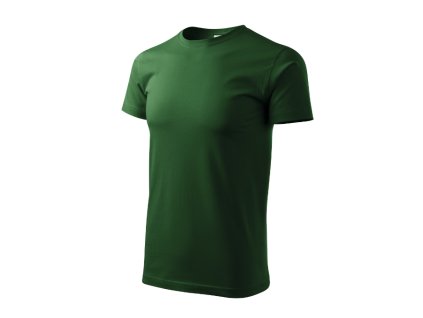 Heavy New tričko unisex lahvově zelená 
