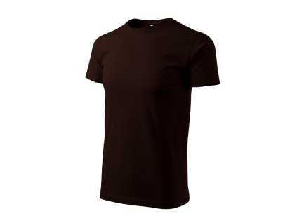 Heavy New tričko unisex kávová 
