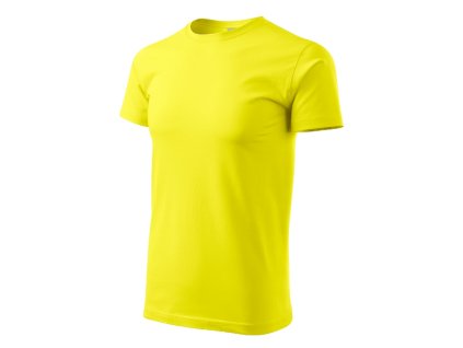 Heavy New tričko unisex citronová 