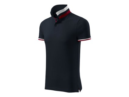 Collar Up polokošile pánská dark navy 