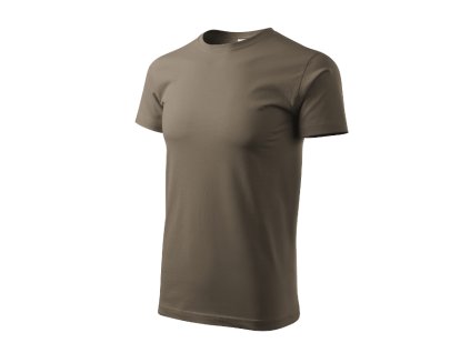 Heavy New tričko unisex army 