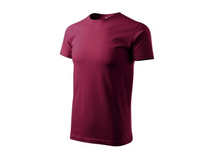 Basic tričko pánské garnet 