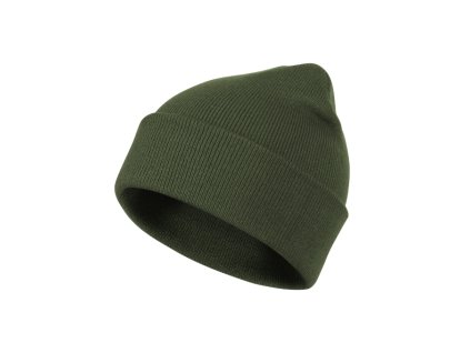 Beanie čepice unisex khaki uni 