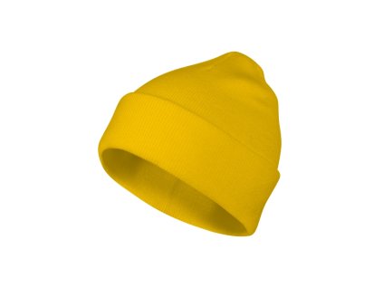 Beanie čepice unisex žlutá uni 