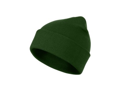 Beanie čepice unisex lahvově zelená uni 