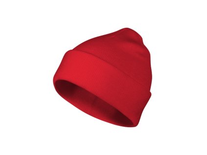 Beanie čepice unisex červená uni 