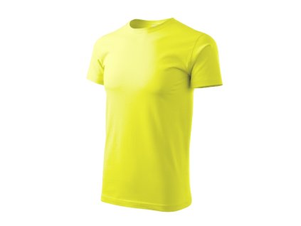 Heavy New tričko unisex neon yellow 